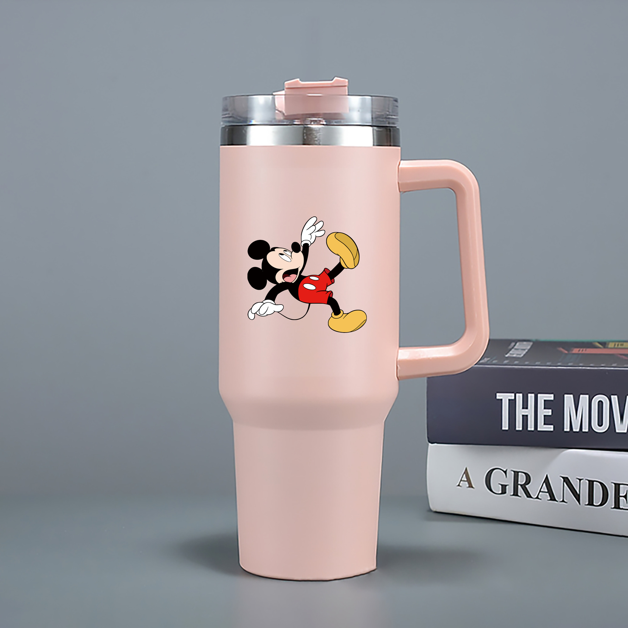 （画像用） ミッキーマウス Mickey Mouse 1200mL車用タンブラー（カラープリント）